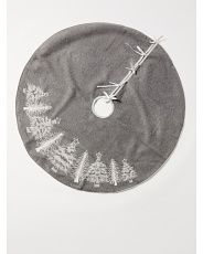 50in Metallic Embroidered Tree Skirt | HomeGoods