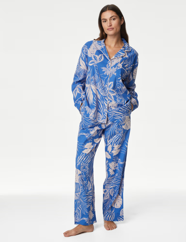 Cool Comfort™ Printed Pyjama Set | Marks & Spencer (UK)