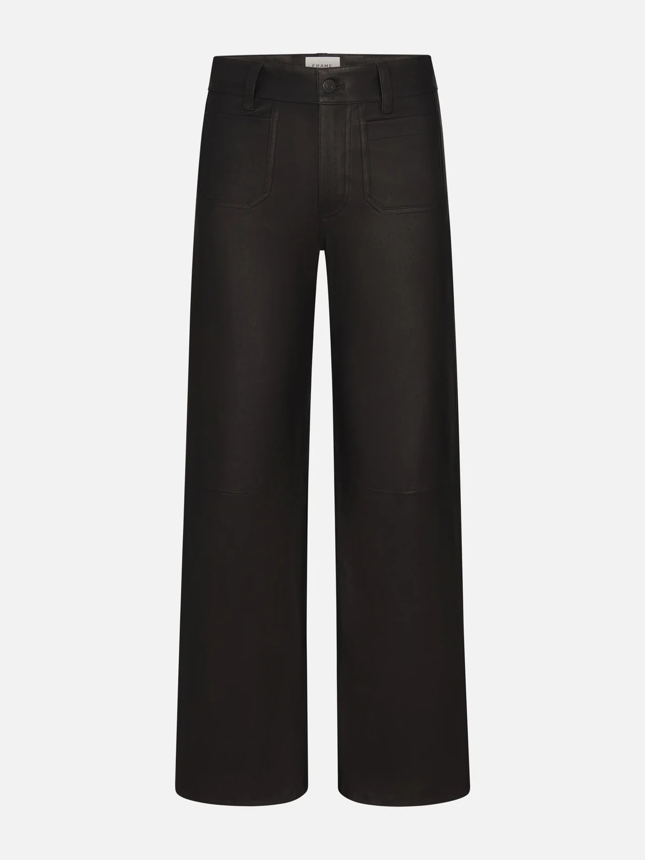 LE SLIM PALAZZO MODERNIST POCK BLACK | Frame Denim