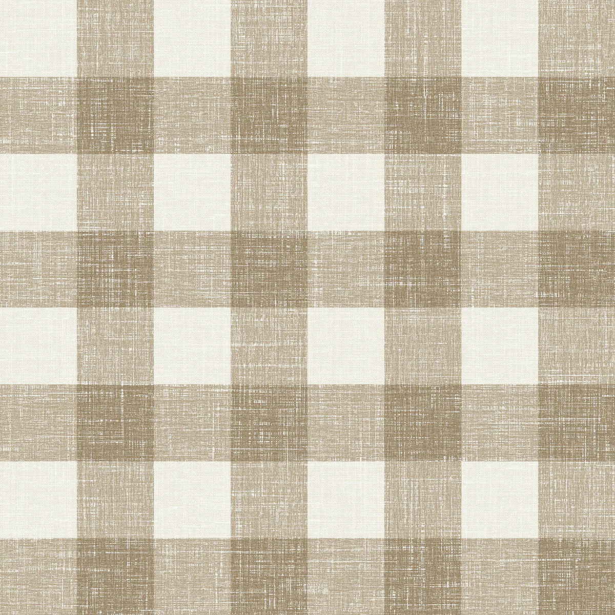 Bebe Gingham Wallpaper in Driftwood | Burke Decor