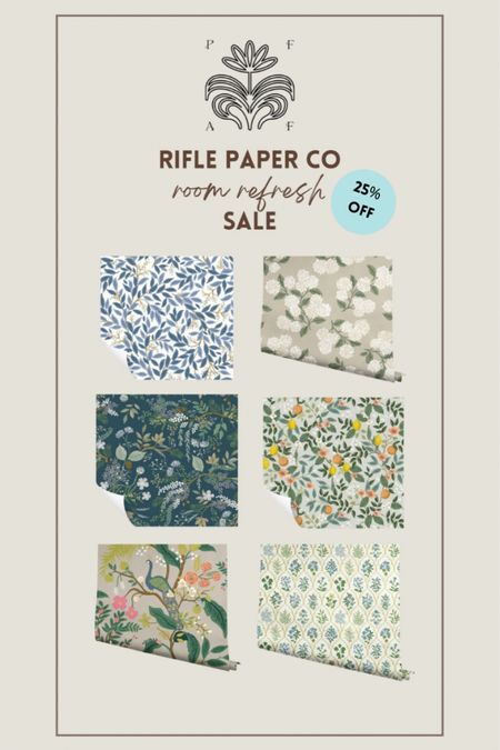 Rifle Paper Co home and wallpaper sale! Use the code BLOOM25 for 25% off! 
Ltk sale alert, ltk home, ltk rifle paper co, wallpaper finds, ltk style tip

#LTKStyleTip #LTKSaleAlert #LTKHome