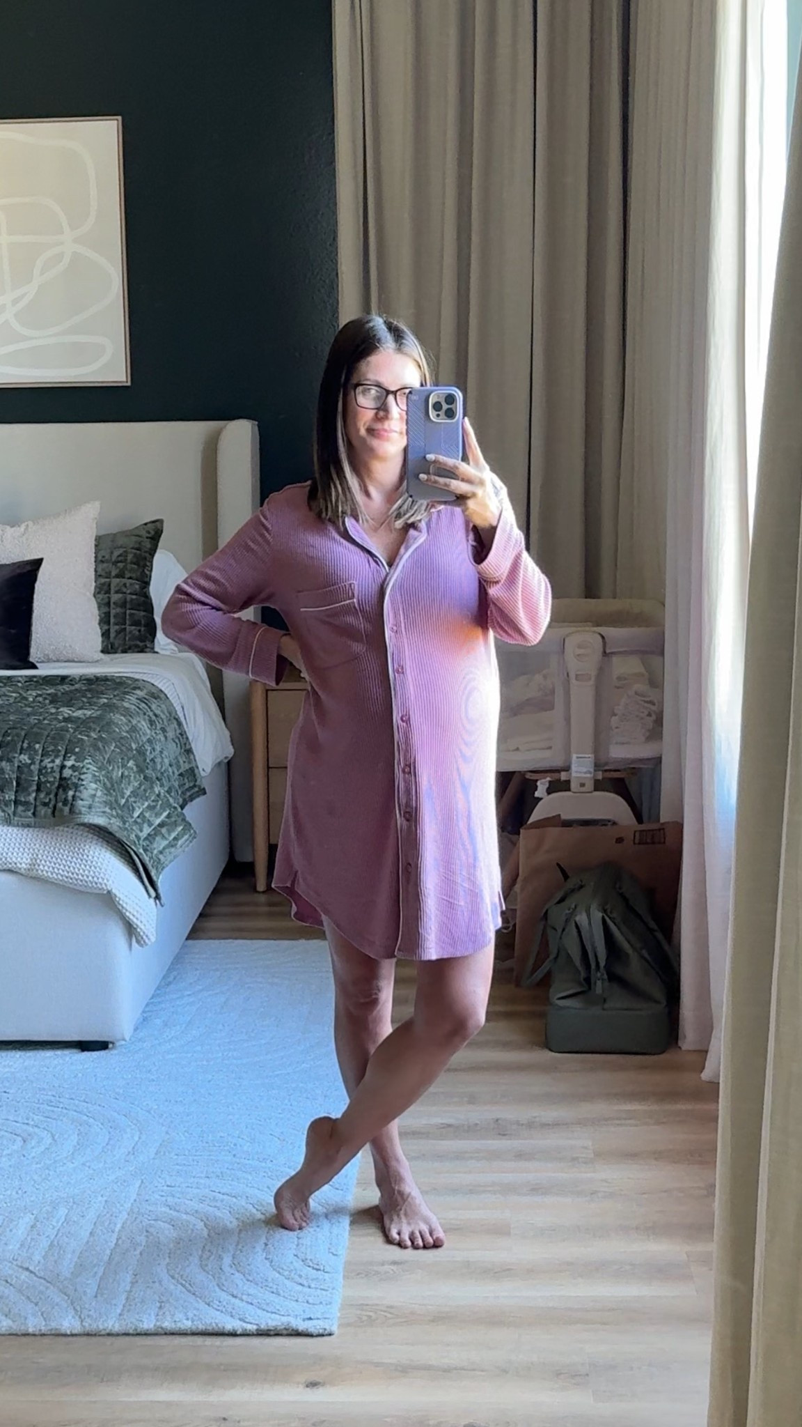 Soft, comfy nightgown - perfect for pregnancy and also comes in two piece pj set too 

#LTKmorningroutine #LTKFindsUnder50 #LTKBump