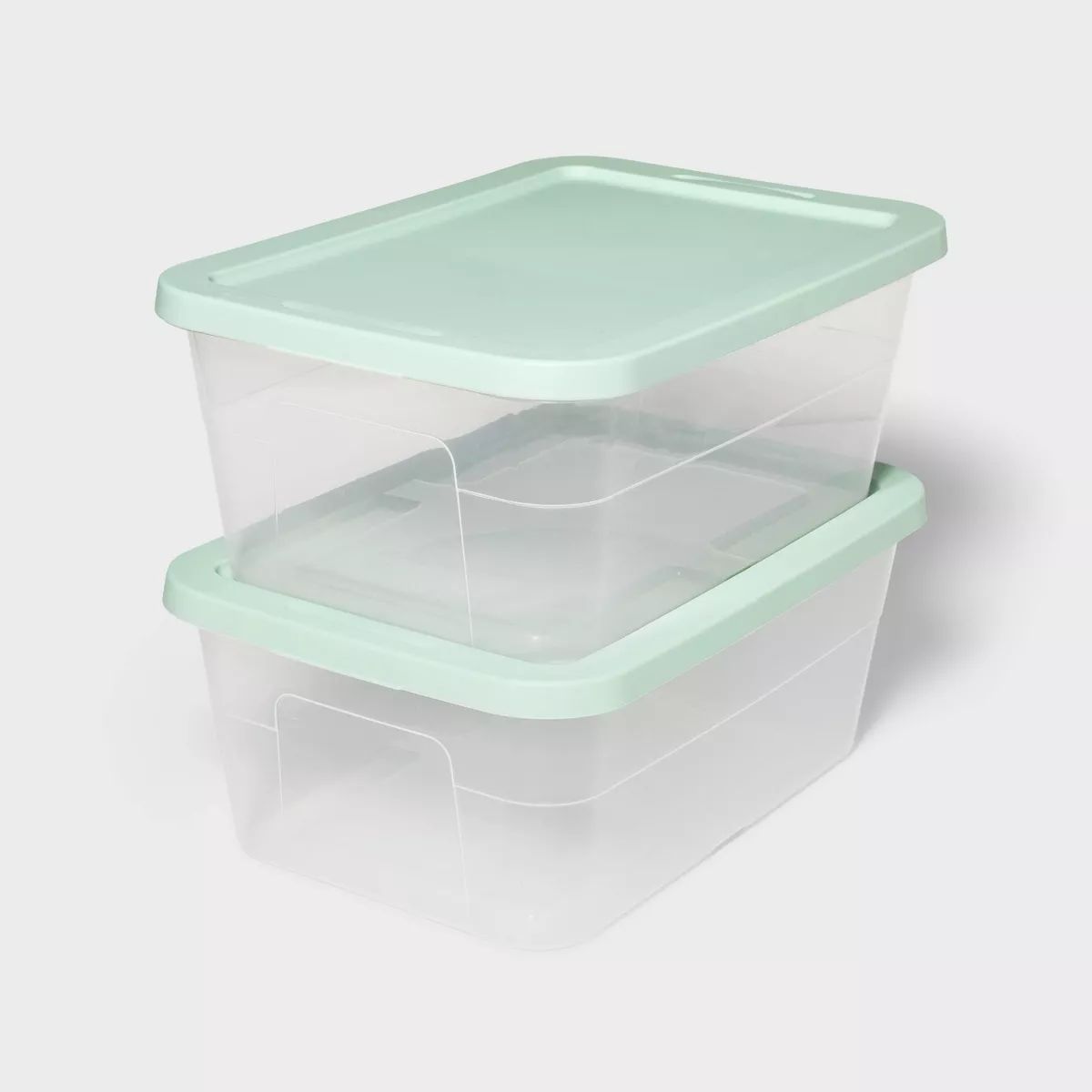 2pk 16qt Storage Boxes Green - Room Essentials™ | Target