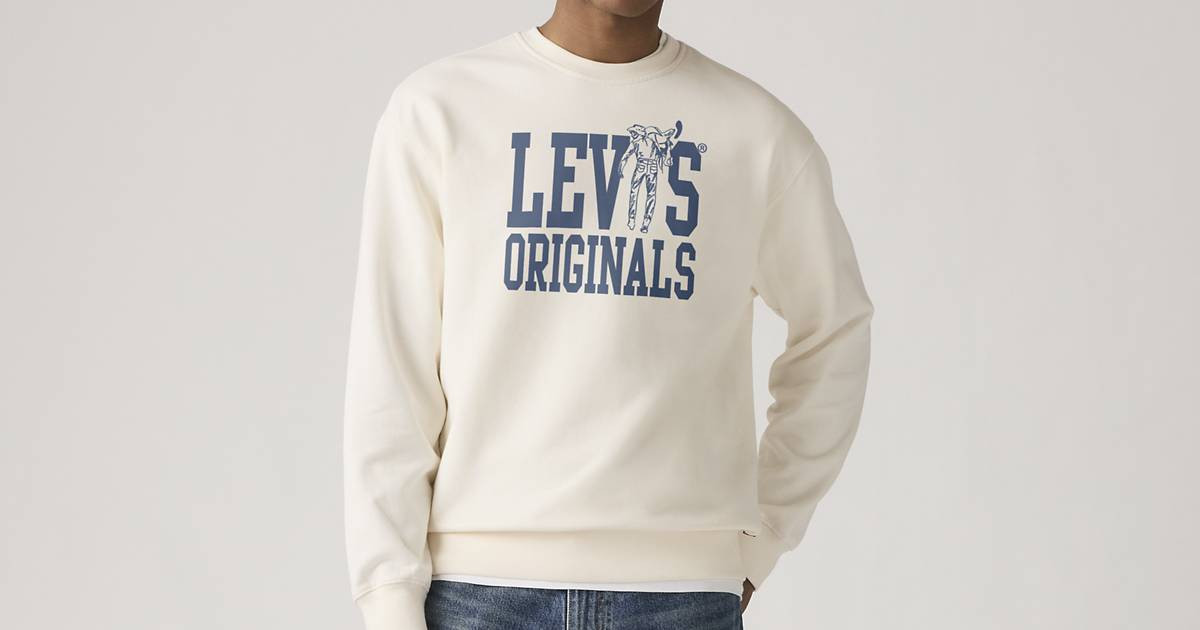 Relaxed Graphic Crewneck Sweatshirt - Tan | Levi's® US | Levi's US