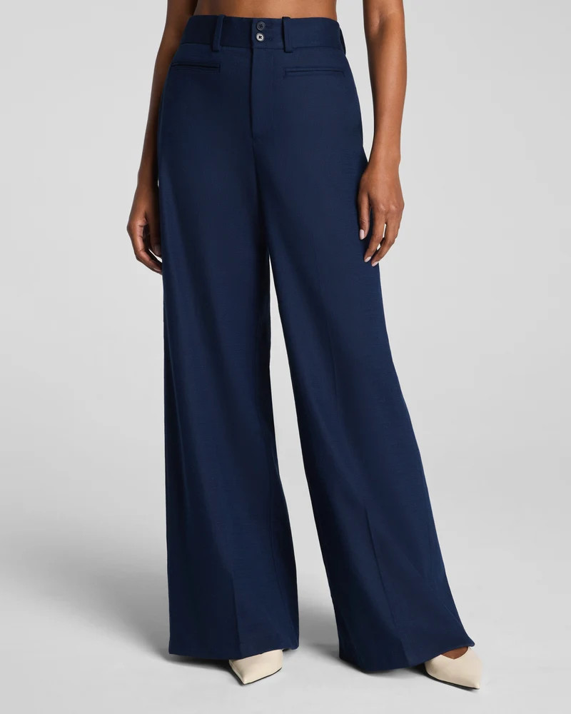 Cotton Linen Super Wide Leg Pant | Spanx