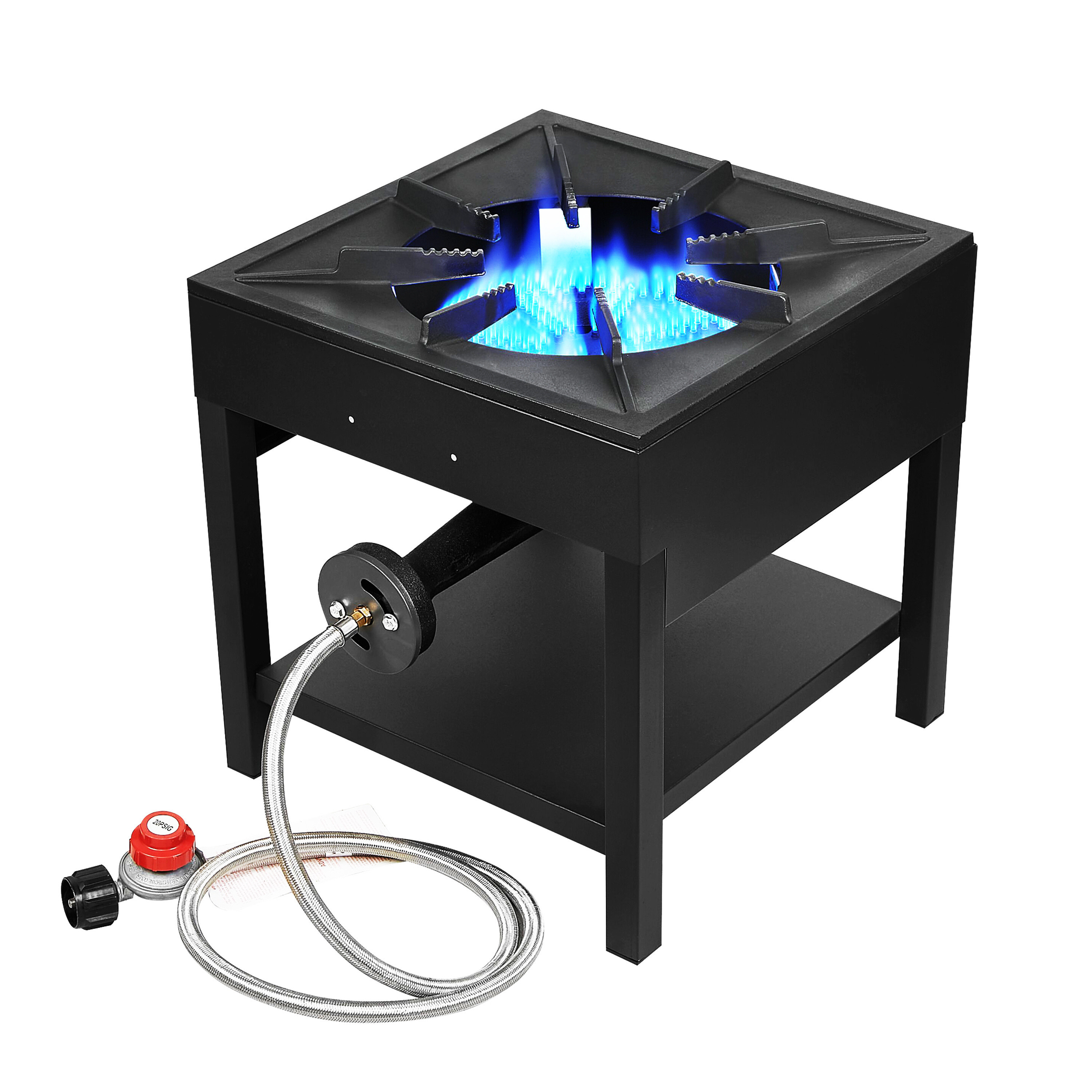 TEMU Vivicreate 185000 Btu Camping Camp Range Chef Griddle Outdoor Kitchen Propane Gas 0 Psig High Pressure Cook Stove Burner Estufa Quemador (cast Iron) | Temu Affiliate Program