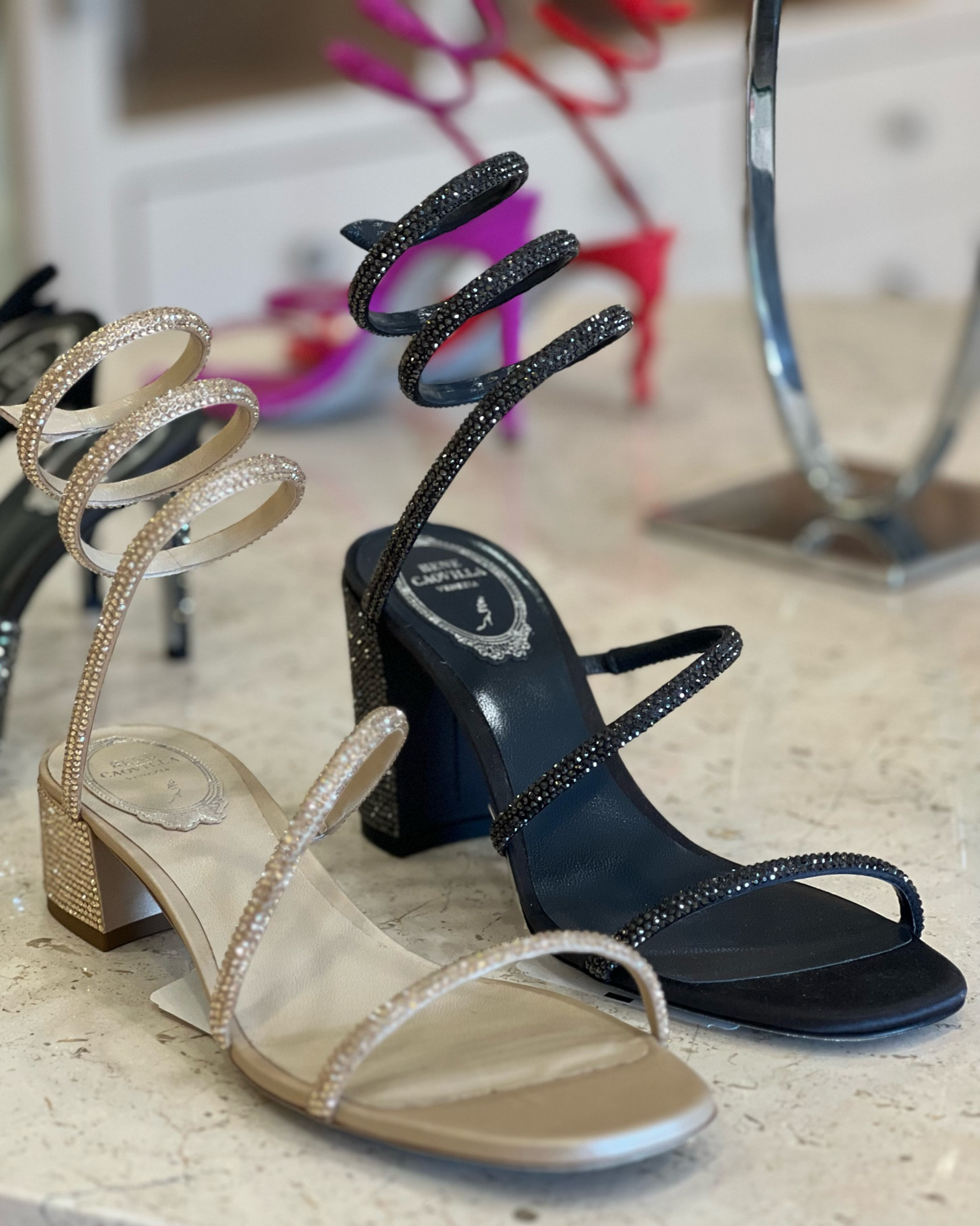 It’s like jewelry these sandals 🤩


Absolutely love them, great heels size and it’s elegant and timeless!


Shoes | Sandals | Luxurious | Sandal’s | Rene Caviolla | Luxury | Saks | Sandals Favorite | Shoes lover | Flash Sale | LTK Find 

#LTKparties #LTKshoecrush #LTKHoliday