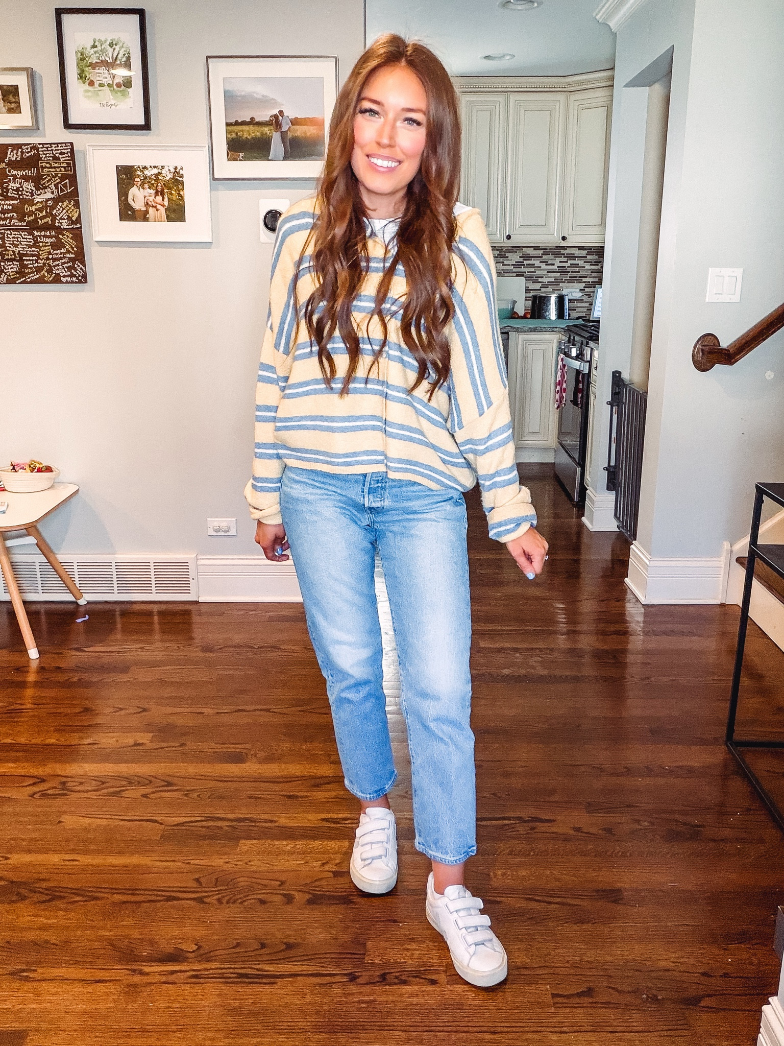 Wearing size M in cardigan


Spring sweater / butter yellow / jeans / sneakers

#LTKootd #LTKmomlife #LTKgrwm