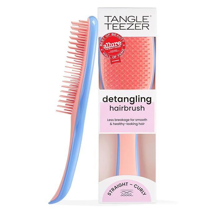 Tangle Teezer Ultimate Detangler Brush, Straight to Wavy, Apricot Blaze | Patented two-tier, regu... | Amazon (US)