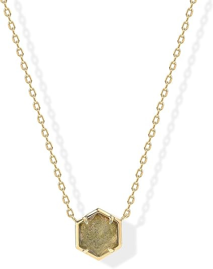 PAVOI 14K Gold Plated Gemstone Pendant Necklace | Dainty Chain Necklaces for Women | Amethyst, Gr... | Amazon (US)
