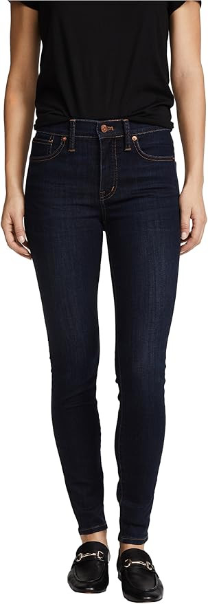 Madewell 9" Mid-Rise Skinny Jeans in Larkspur Wash: Tencel™ Denim Edition | Amazon (US)