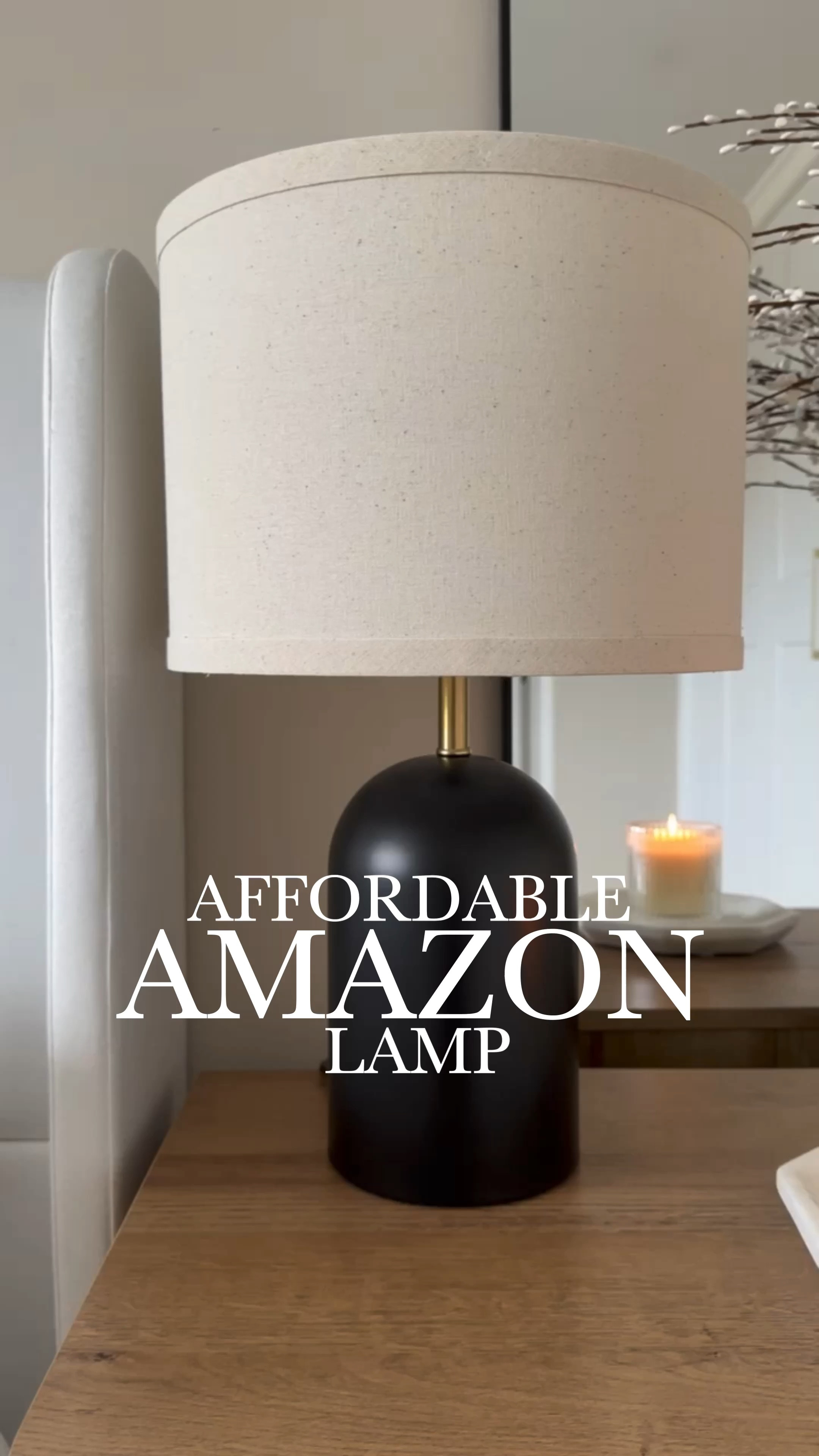 This set of two bedside lamps have 3 way touch control and 2 usb ports for charging! So affordable and looks beautiful! Loving my new fluted nightstands too. Styled here with a marble tray, fluted candle, spring jasmine stems and a black arch top mirrors

#LTKSaleAlert #LTKHome