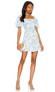 Steve Madden Puffer Than You Dress in Pale Blue from Revolve.com | Revolve Clothing (Global)