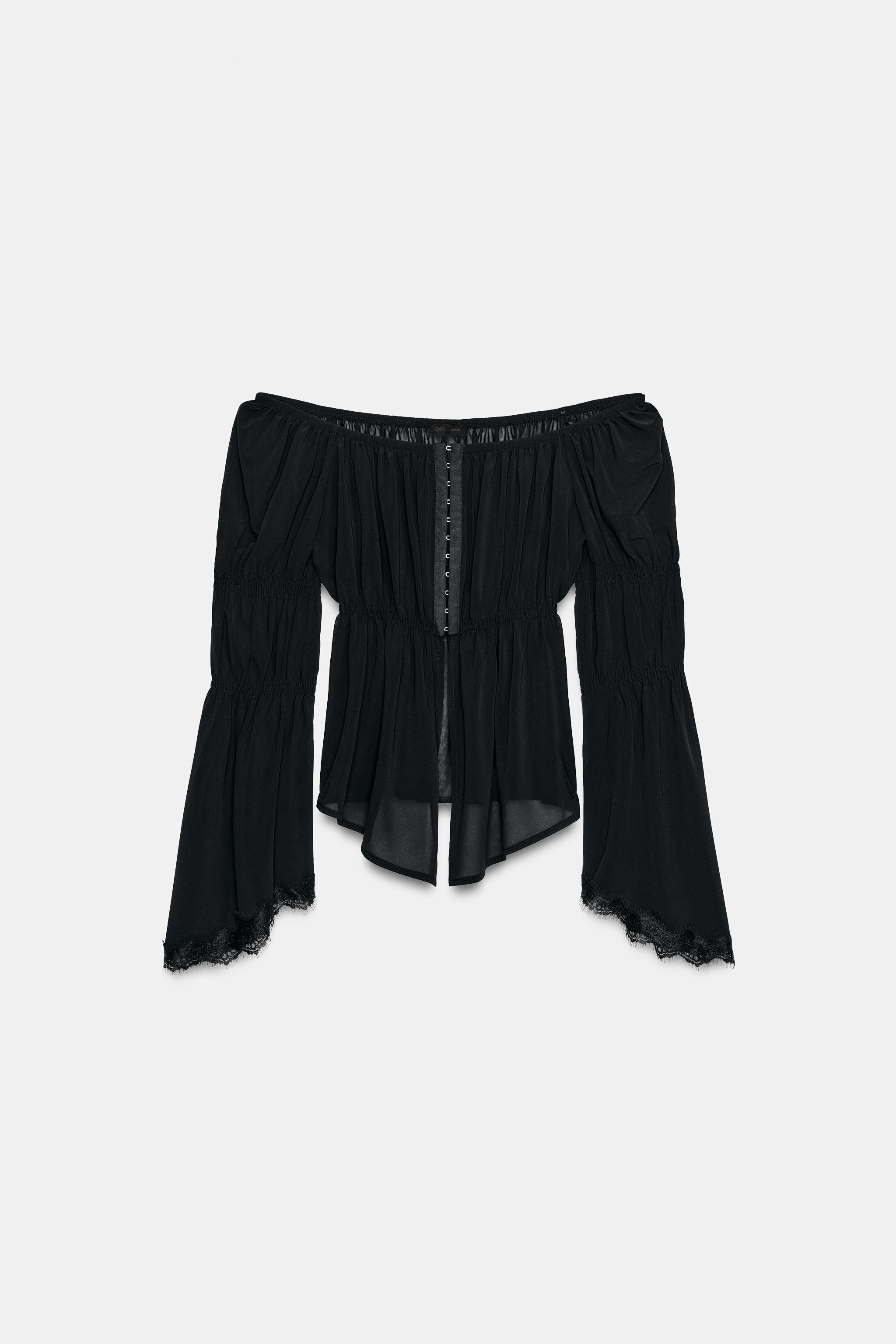 COMBINATION LACE TOP | Zara US
