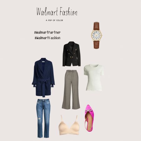 #WalmartPartner get ready with me!!! I love a pop of color and these cute slides add just that. You can dress these #WalmartFashion looks up or down which I love in case I’m feeling a little more casual! 

#LTKstyletip #LTKHoliday #LTKSeasonal