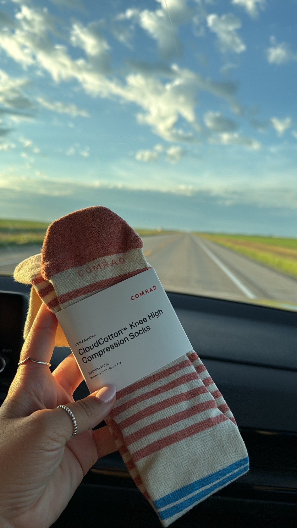 These Conrad compression socks SAVED MY LIFE on our 28hr road trip at 6 months pregnant 🤪 #compressionsocks #comradsocks #pregnancymusthave

#LTKBump #LTKTravel #LTKFindsUnder50