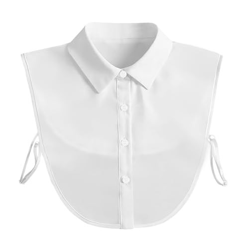 ZHUDOU Fake Collar Shirts for Women, Detachable Dickey White Collar, Versatile Half Shirt Collar for Women & Girls | Amazon (US)