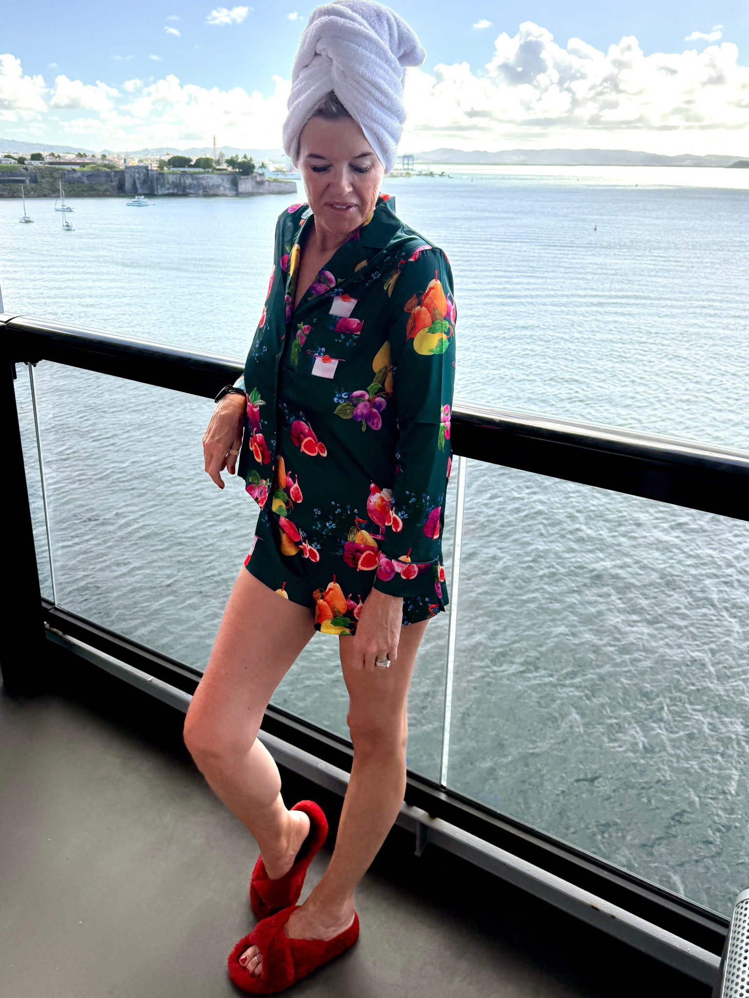 🚨Sale 
Great gift idea🎁🎁
Soma satin pjs in a fun tropical cocktail print!
Fits tts in an in the small 

Sold as separates so you can pick top and short style  comes in several prints 

Such comfy red fuzzy slippers 



#LTKGiftGuide #LTKSaleAlert #LTKFindsUnder50