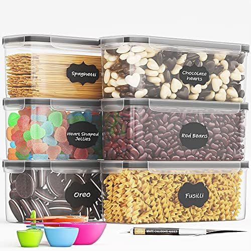 Chef's Path Airtight Food Storage Container Set - Ideal for Pasta, Spaghetti & Noodles - All Same Si | Amazon (US)