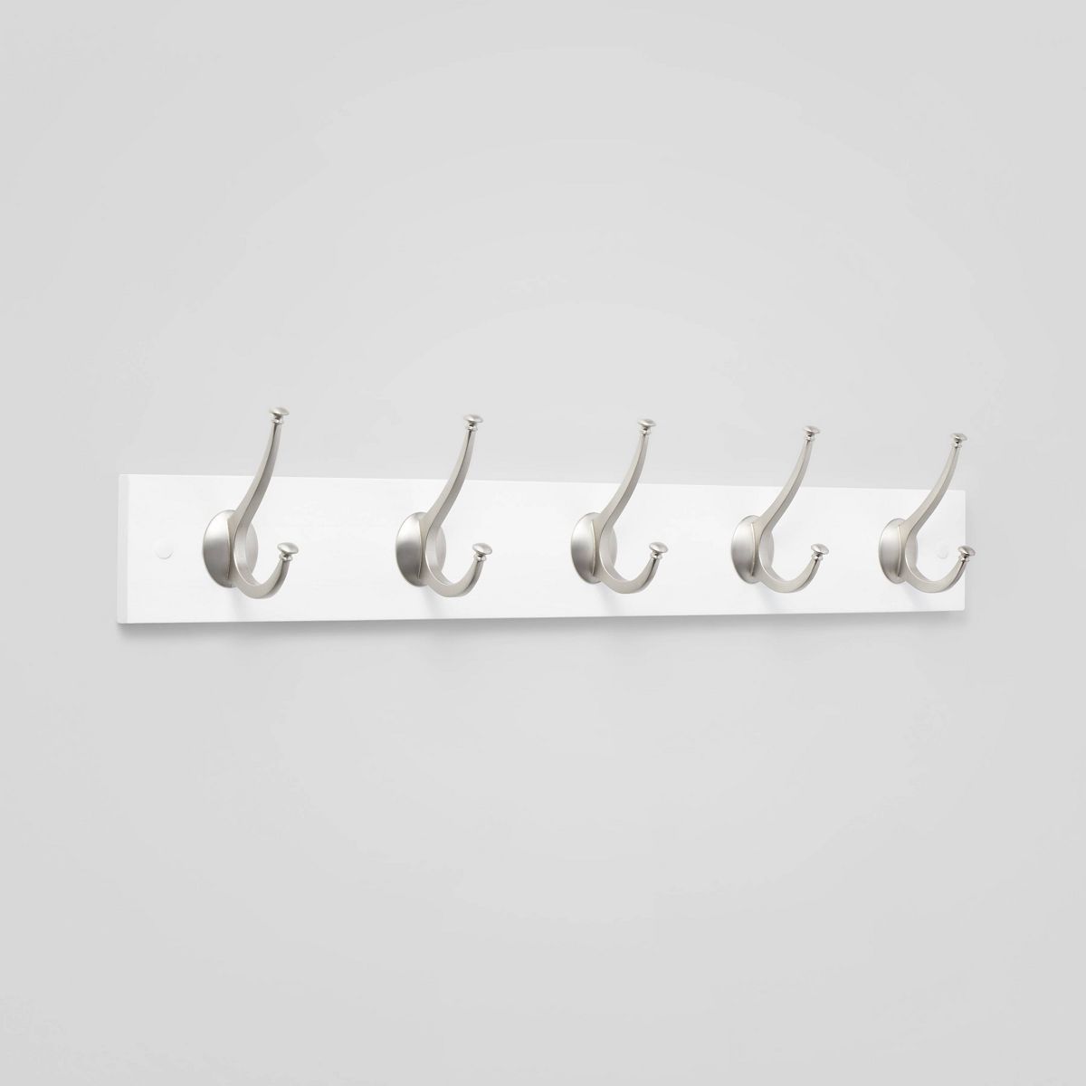 New Traditional 5 Hooks Rail Silver/Ivory - Threshold™ | Target
