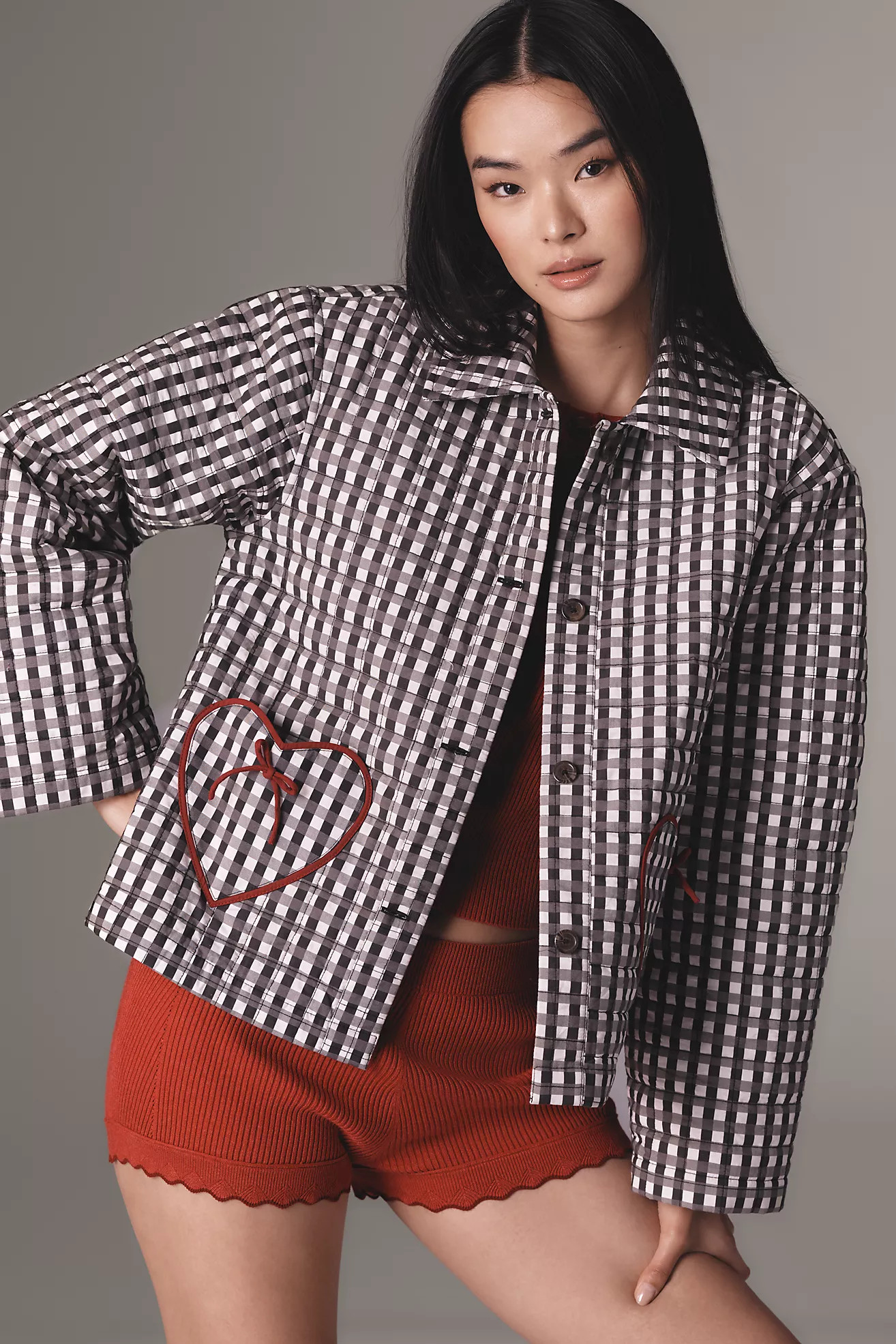 Forever That Girl Quilted Heart Jacket | Anthropologie (US)