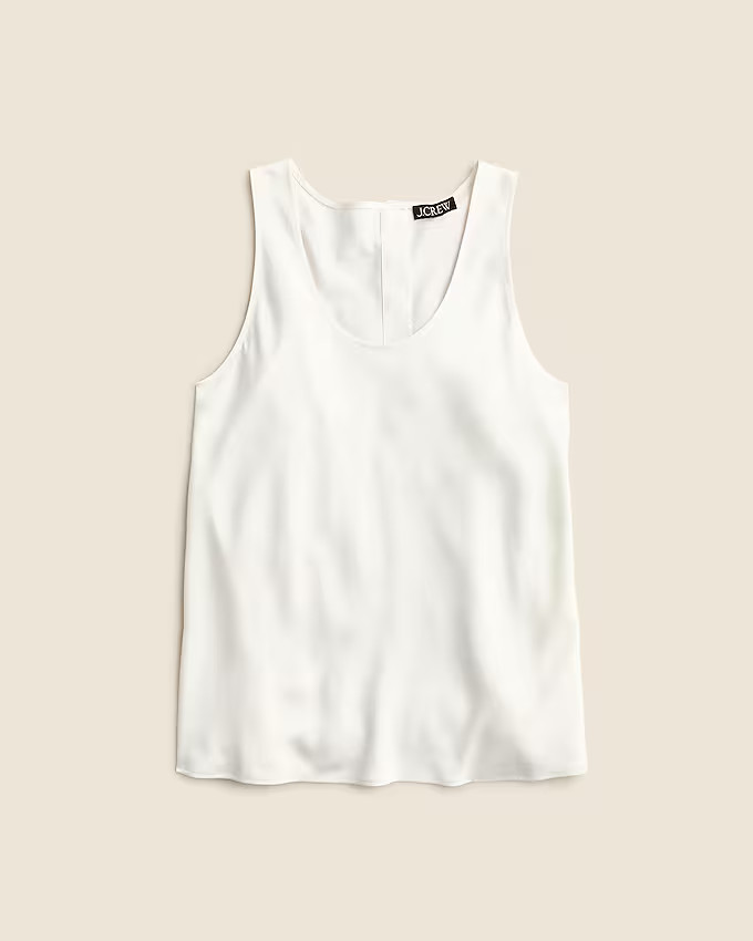 Sleeveless shell top in everyday crepe | J. Crew US