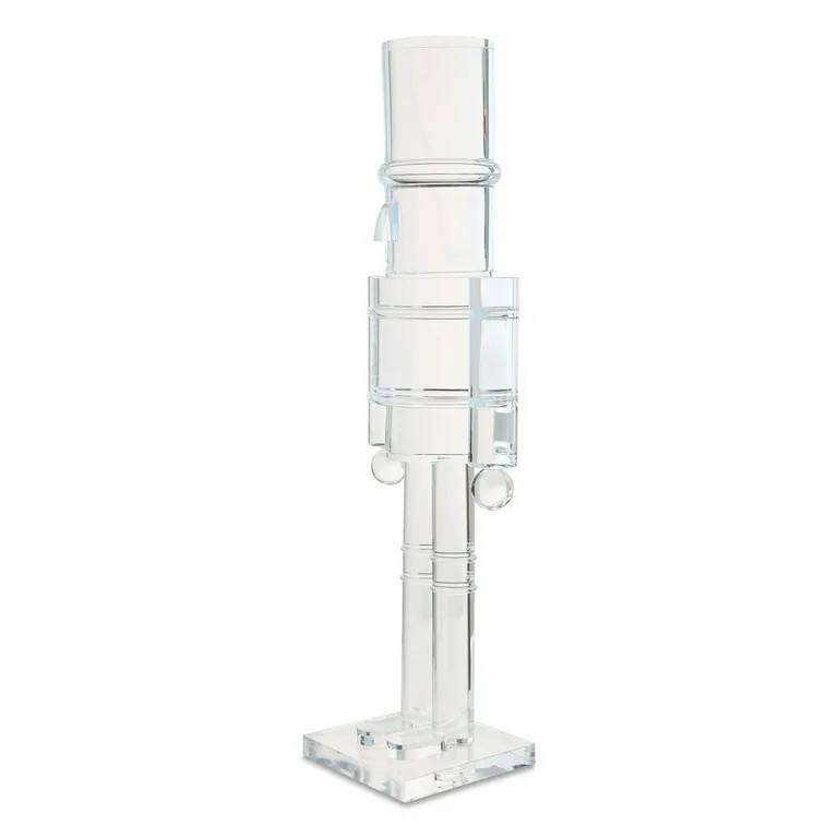 Decorative Nutcracker, Clear, 14", by Holiday Time | Walmart (US)