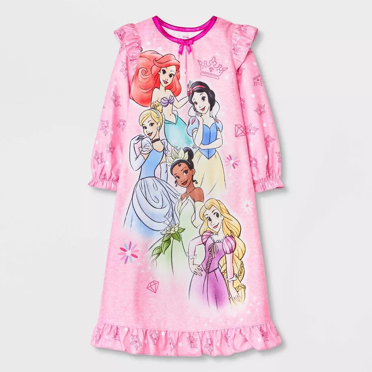 Toddler Girls' Disney Princess NightGown - Pink | Target