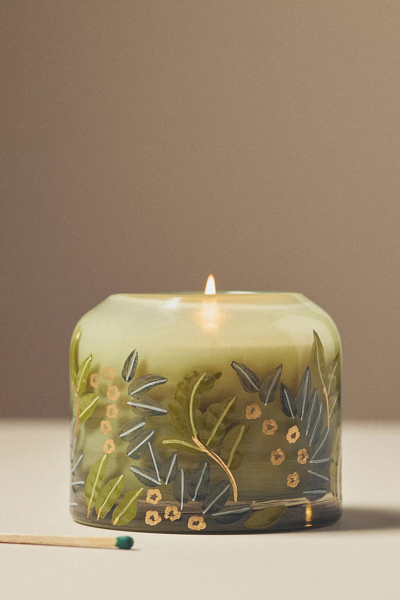 Lily Fresh Fern Moss Glass Candle | Anthropologie (US)