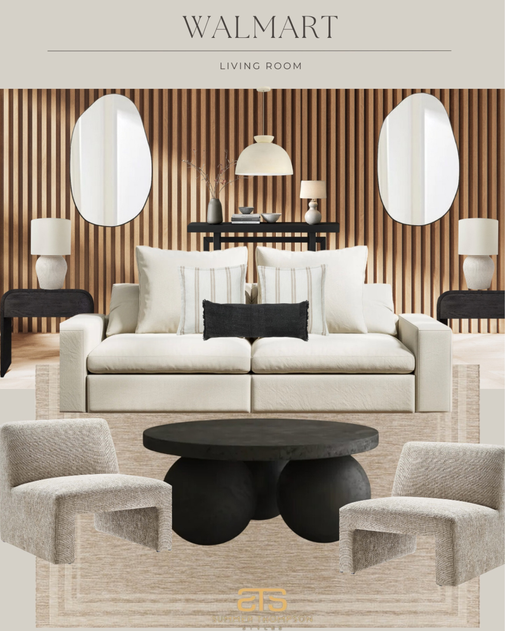 Walmart Living Room Inspo! 

Transform your living space with this chic blend of modern and Scandinavian style! Black, beige, and white tones come together for a timeless, minimalist look. Shop all the pieces at Walmart for a stunning living room refresh! 🖤

#LivingRoomGoals #ScandiStyle #WalmartHome #ModernDesign #HomeInspo #NeutralPalette #InteriorDesign #ScandinavianLiving #CozyVibes #MinimalistDecor"