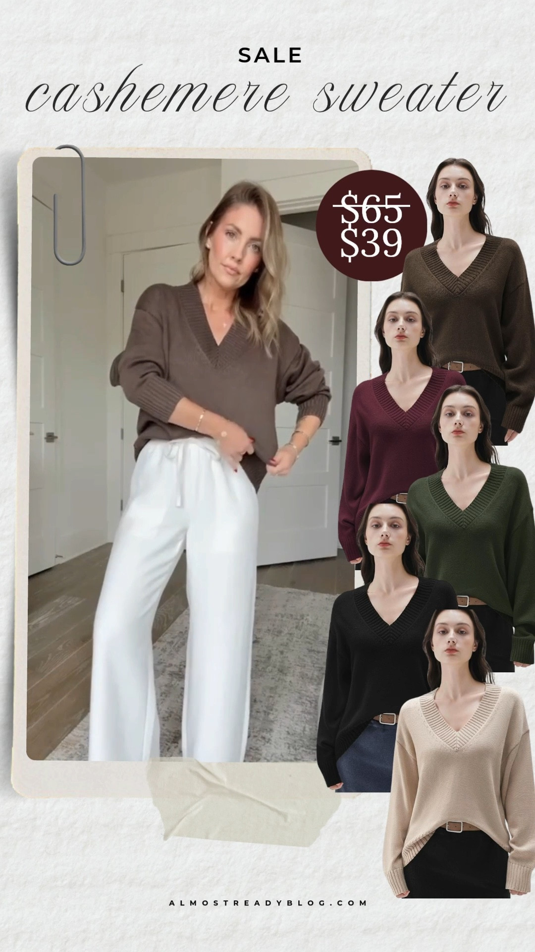 Amazon cashmere blend sweater is on sale.

XS Amazon sweater / XS Short pants 🤎 cashmere sweater, classic style, fashion staple, wardrobe basic, amanda west, almost ready blog.

#LTKFindsUnder100 #LTKSaleAlert #LTKFindsUnder50