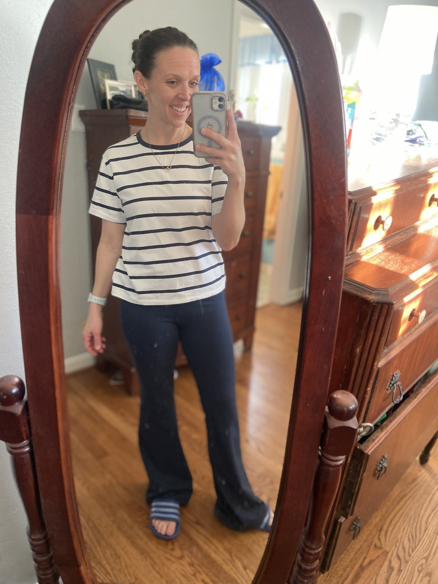 Two of my all time favorites.  I just bought the black version of these pants and I have the shirt in three colors.  


#athleta #athletasale #budgetfriendly #salefinds #flareleggings #under25 #designerdupe @Target  #LTKseasonal #LTKSaleAlert 

#LTKU #LTKActive #LTKOver40