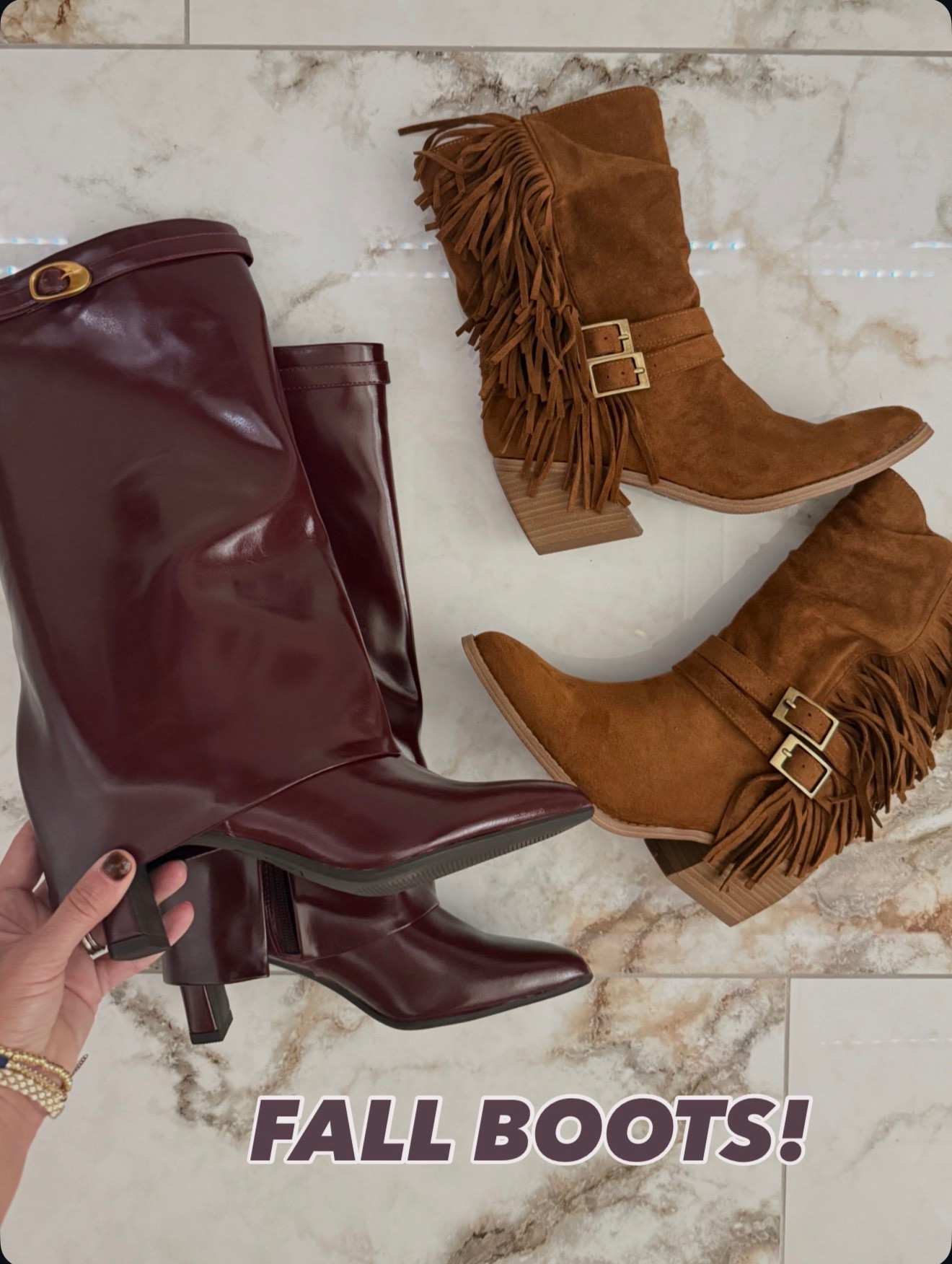 Fall boots form Walmart