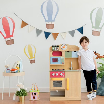 Teamson Kids Little Chef Classic Interactive Play Kitchen with Accessories and Storage | Target