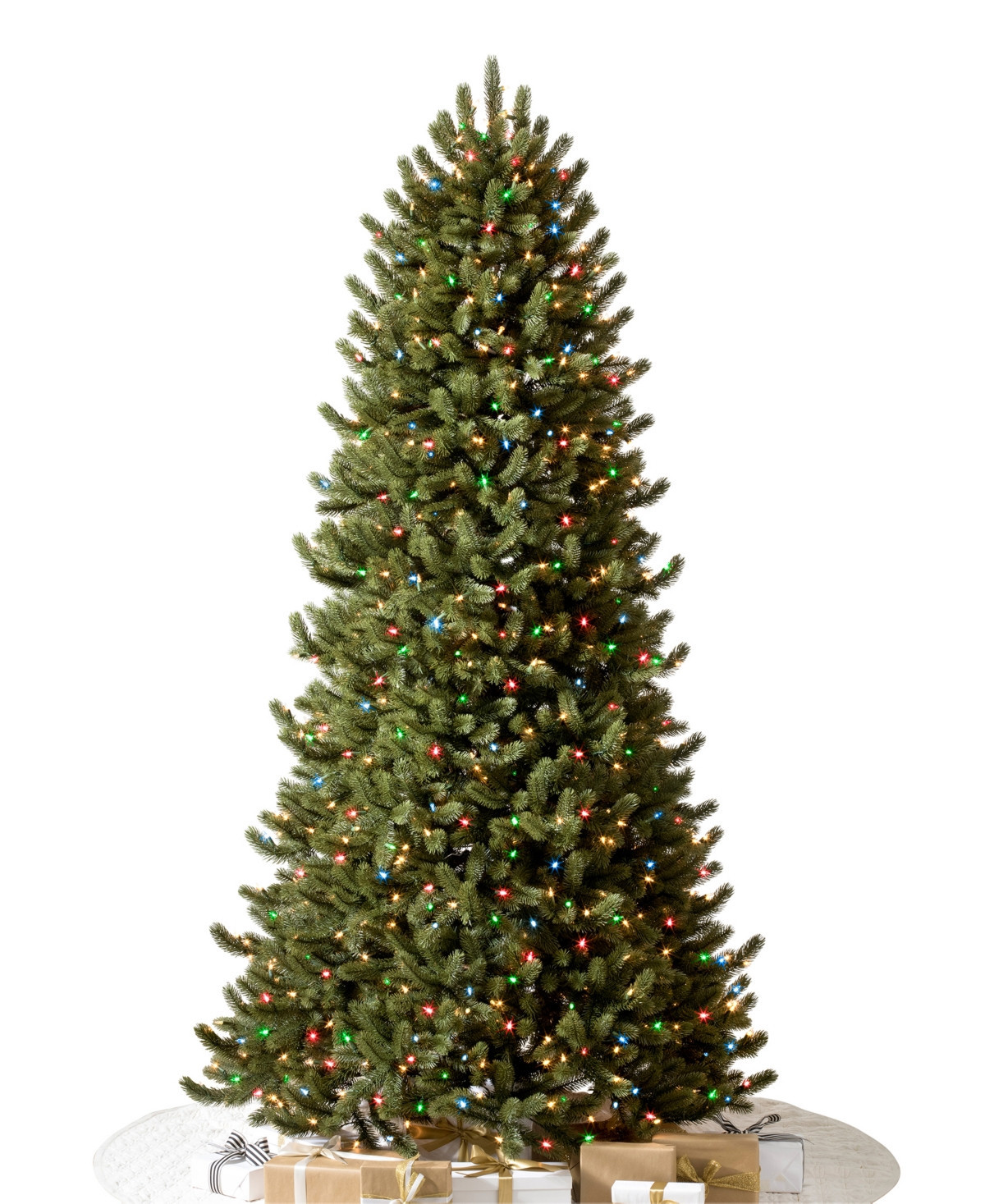 Balsam Hill 6.5 ft Pre-Lit Vermont Spruce Narrow Tree - Green | Macy's