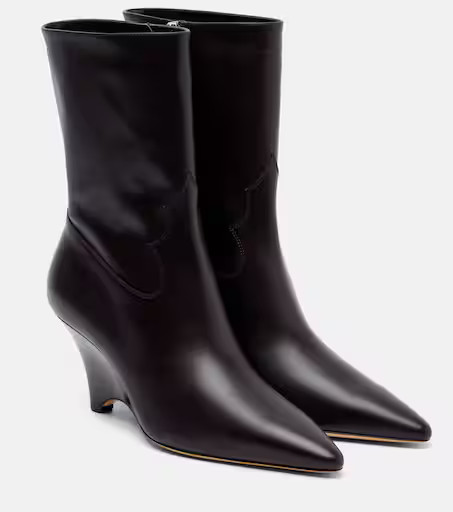 Leather ankle boots | Mytheresa (UK)