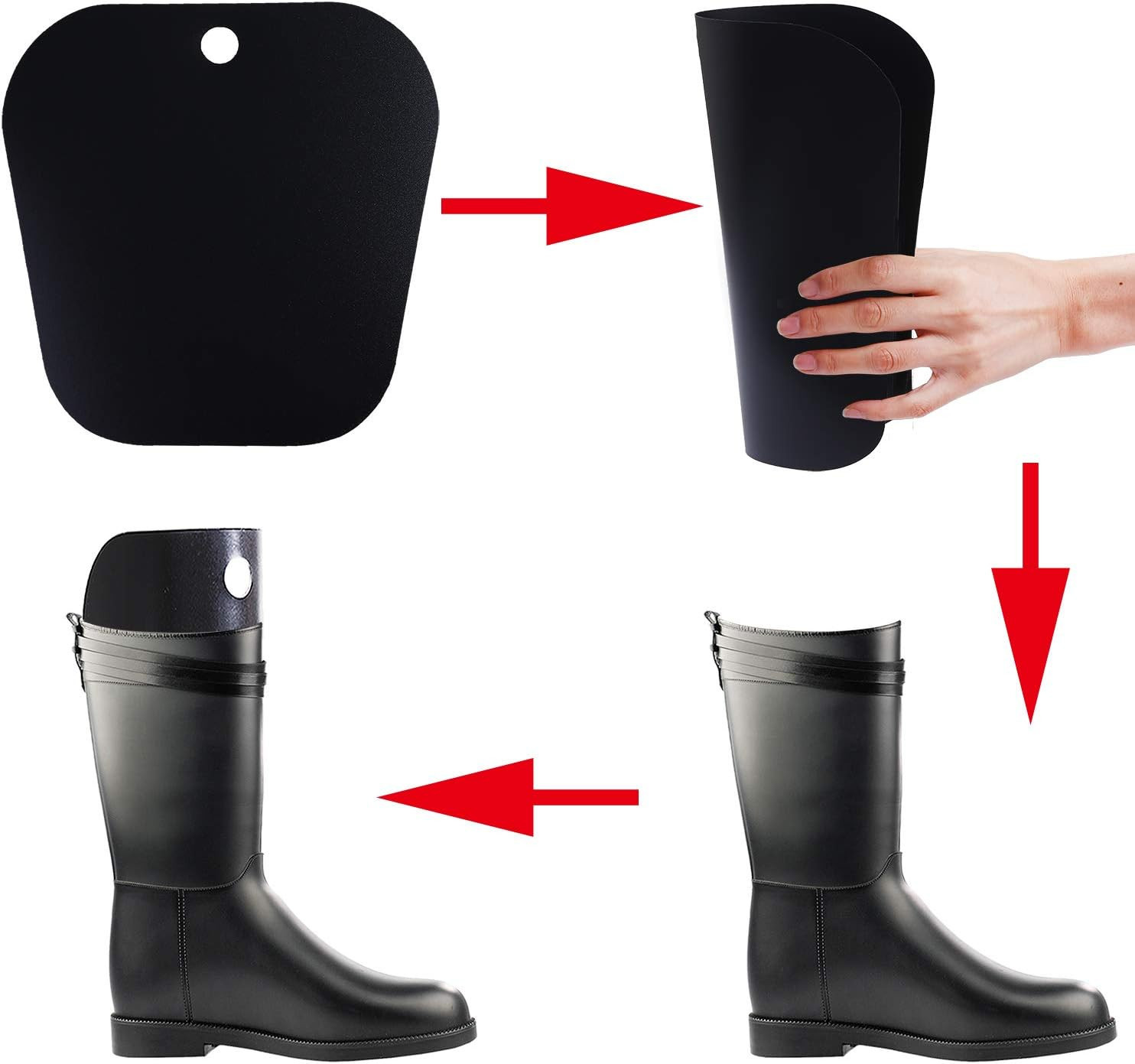 Ruisita 10 Pieces (5 Pairs) Boot Shaper Form Inserts Boots Tall Support for Women and Men | Amazon (US)