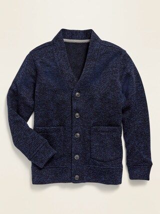 Uniform Sweater-Fleece Cardigan for Boys | Old Navy (US)