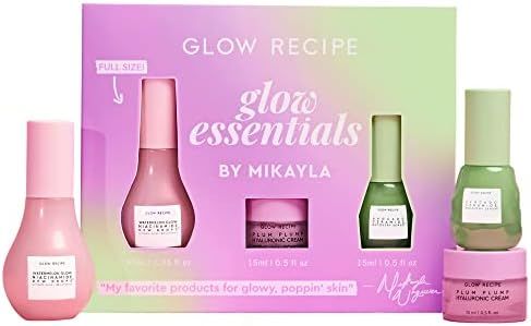 Amazon.com: Glow Recipe Glow Essentials by Mikayla - Watermelon Glow Niacinamide Brightening Dew ... | Amazon (US)