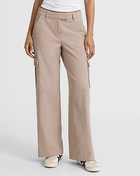 Editor Mid Rise Cargo Trouser Pant | Express