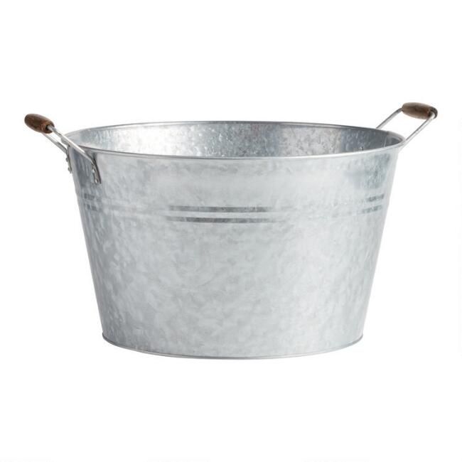 Galvanized Metal Party Bucket | World Market