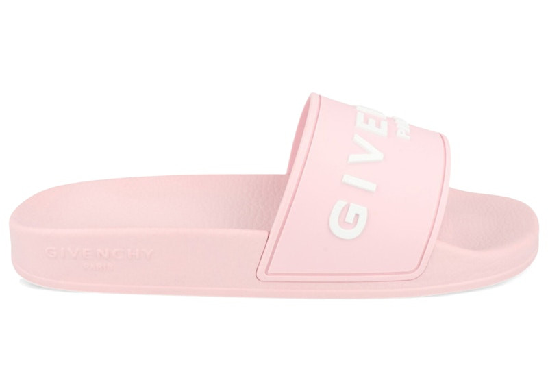 Givenchy Logo Signature Slides (Women's) Sneakers in Light Pink | StockX