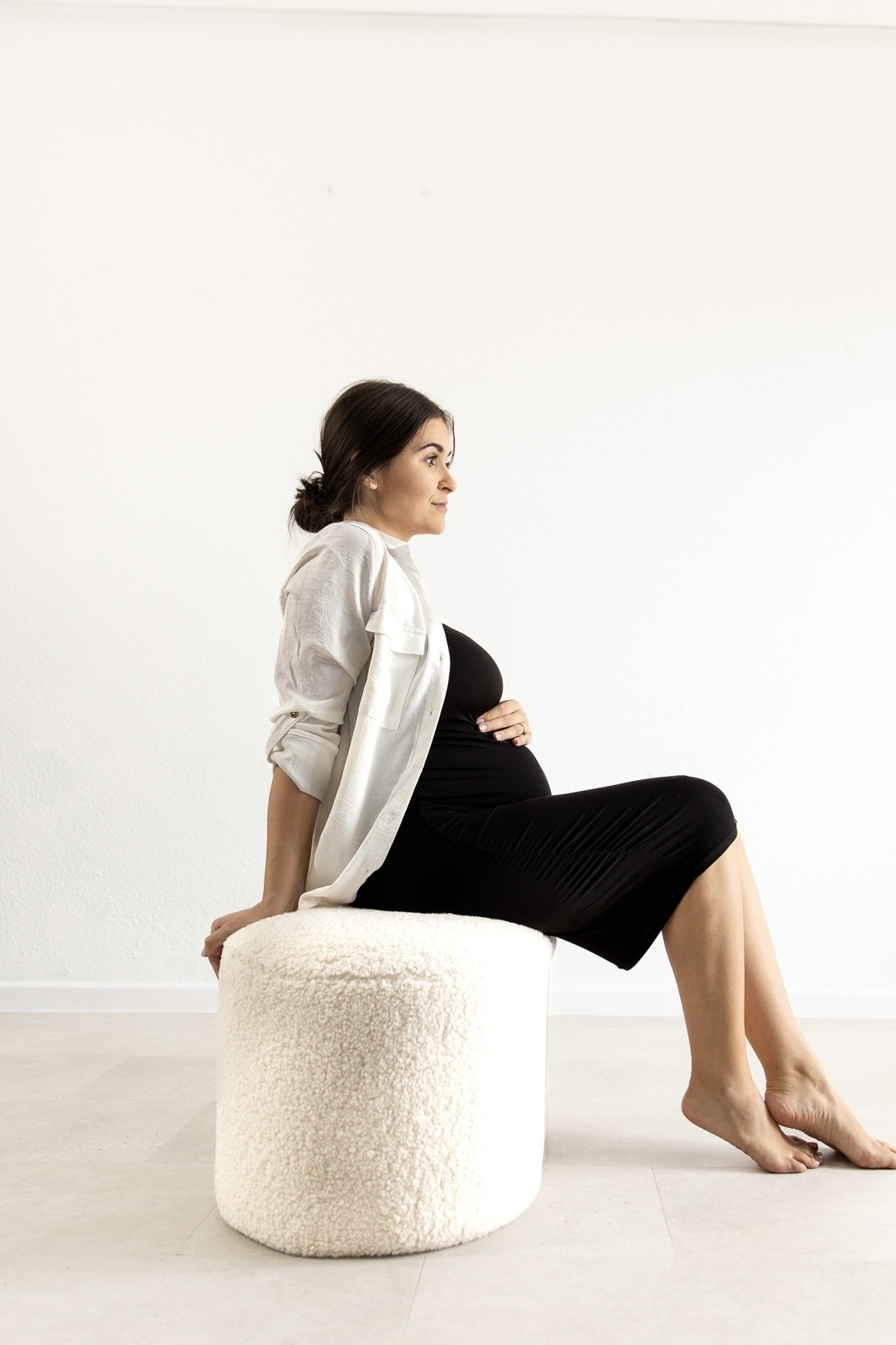 Minimalistic comfortable maternity outfit, simple black tank dress layered with a button down shirt… this dress has been a staple in my maternity closet both pregnancies 👌🏼

#LTKSpringSale #LTKbump #LTKeurope