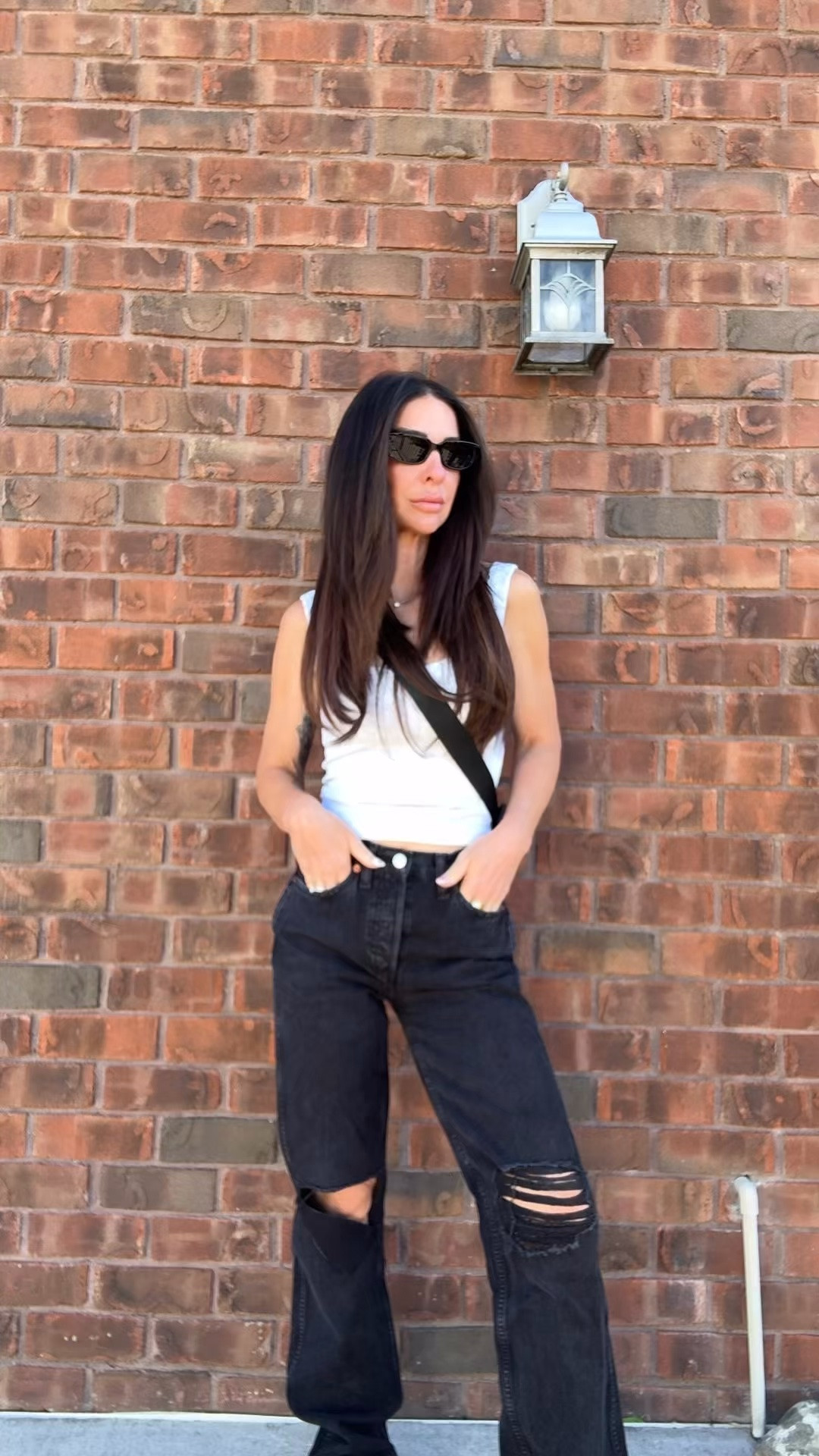 Outfits I wore recently. Bra free tank from Abercrombie with my re/done denim. TTS.

#LTKootd #LTKgrwm #LTKSeasonal