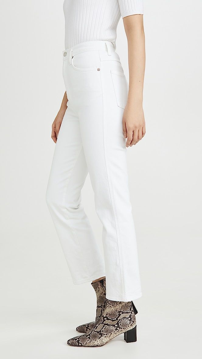 Pinch Waist Hi Rise Kick Jeans | Shopbop