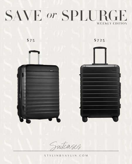 Save or Splurge - suitcases #stylinbyaylin #luggage #carryon

#LTKtravel #LTKFind #LTKunder100