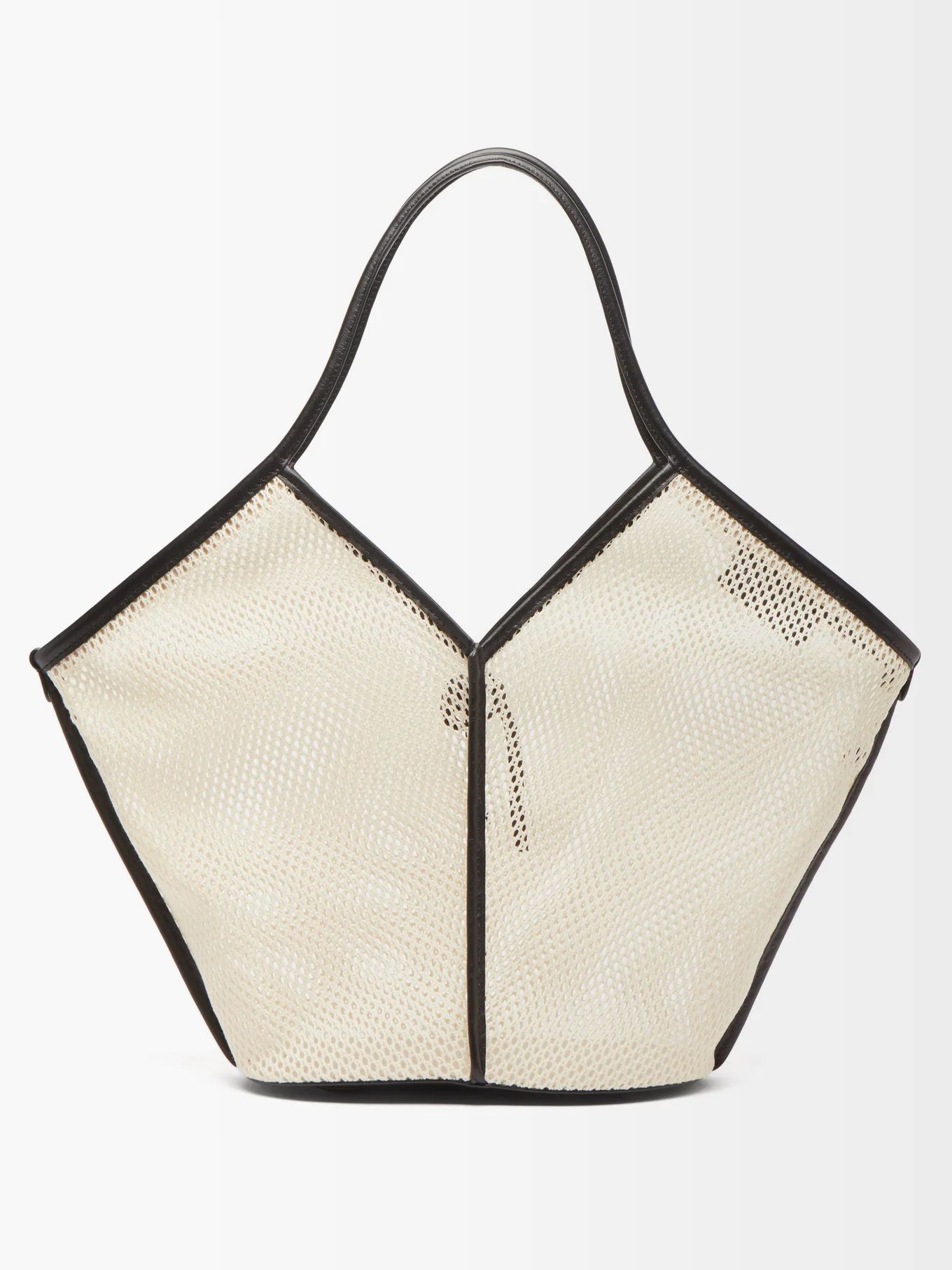Calella leather-trimmed mesh tote bag | Hereu | Matches (UK)