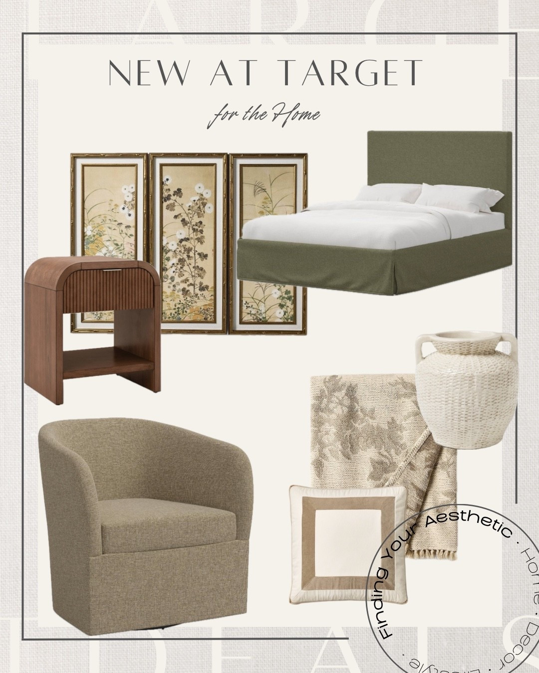 New in hike at Target - earthy and moody decor and furniture 

#LTKHome #LTKFindsUnder100