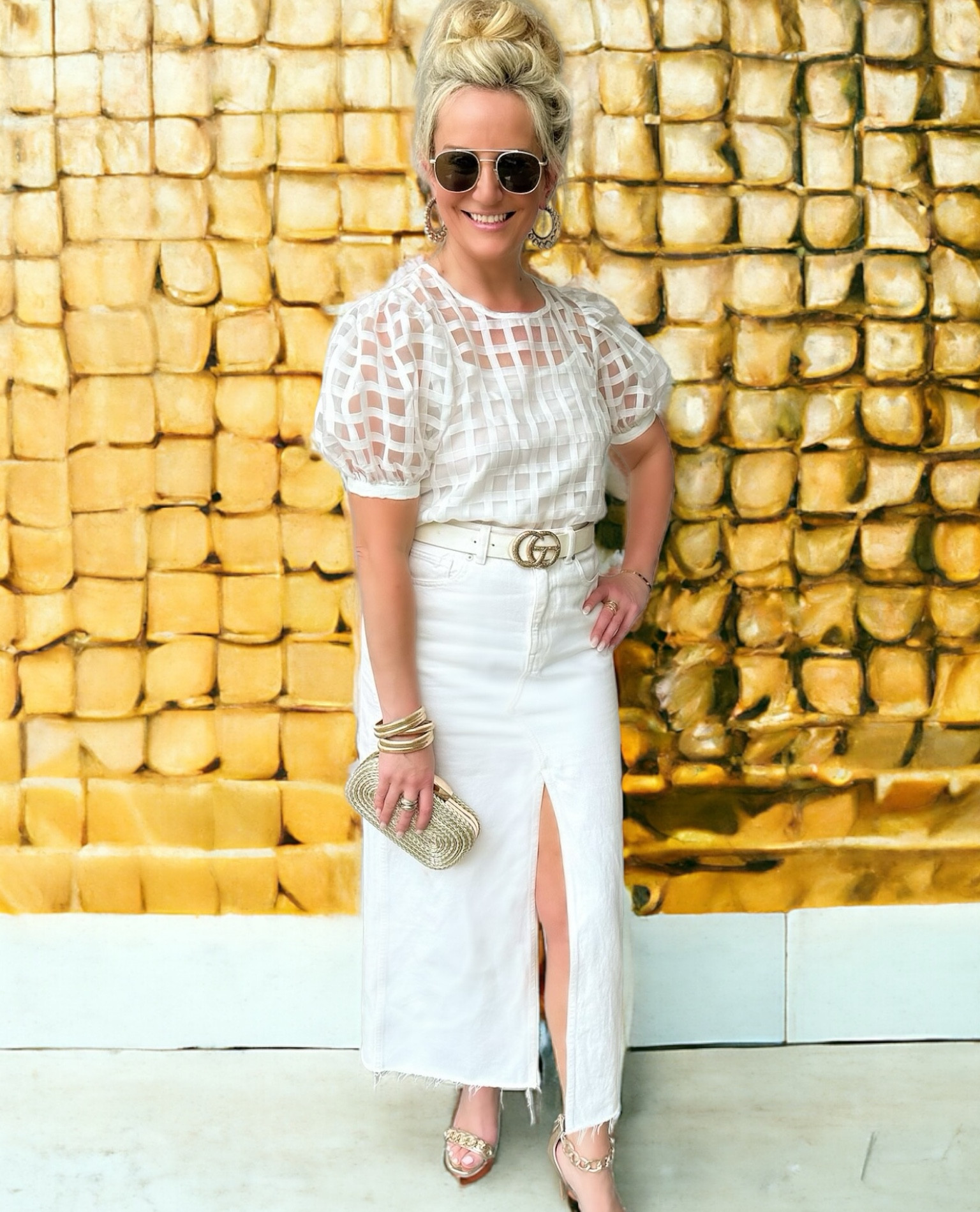 Long denim skirts are all the rage right now! I’m loving this white one from Madewell! 20% off right now when you shop through my LTK with code LTK20 

Use the “copy promo code” button by copying the code to your clipboard in the LTK app and then pasting it at checkout on the Madewell site.

#LTKxMadewell