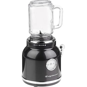 FRIGIDAIRE ESMM100-BLACK Retro Smoothie Maker Personal Blender with Mason Jar, Perfect for Shakes... | Amazon (US)